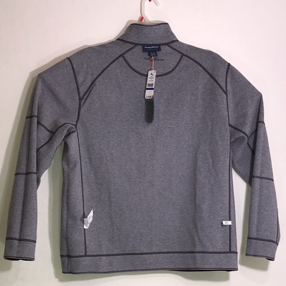 ‼️SOLD‼️ TOMMY BAHAMA Men’s Maroon Gray Pullover - Picture 6 of 8